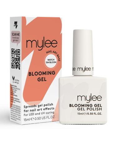 Mylee Blooming Gel 15ml Spreads Gel Polish for Watercolour Nail Art including Marble Tortoiseshell & Floral Effects UV/LED Soak-Off Manicure for Salon & Home Use - Long Lasting & Easy to Apply