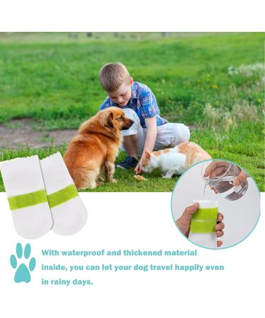 20 PCS Dog Shoes Dog Boots for Injured Paws Waterproof Dog Socks Outdoor Dog Rain Boots Waterproof and Dustproof Pet Dog Shoe Covers Dog Socks Paws Stop Licking for Dog Cat Pets(M) - Buy Online on SooperMarket.com