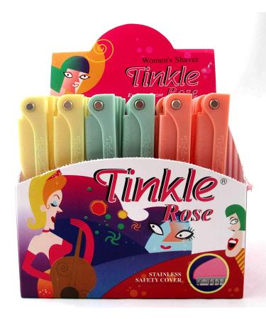Tinkle Women's Rose Shaver Razors - 36 PCS Stainless Steel Blades - Buy Online on SooperMarket.com