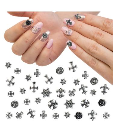 3D Chrome Hearts Nail Charm