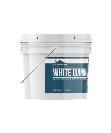 Earthborn Elements White Quinoa 1 Gallon - Gluten-Free, Raw, Vegan - 7 lb Resealable Bucket - Buy Online on SooperMarket.com