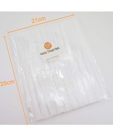 New brothread 100pcs Thread Net Spool Saver for Embroidery, Sewing, Quilting - 9.8 (25cm) Long - Pack of 100 - Buy Online on SooperMarket.com