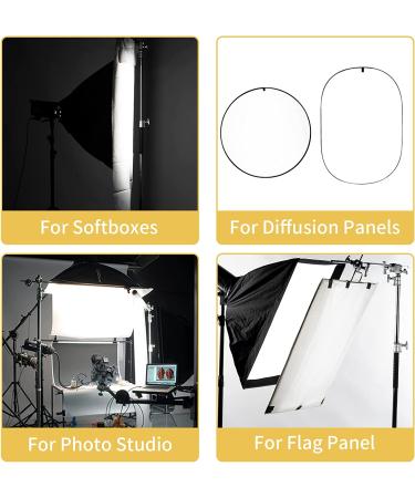2 Yard Nylon Silk White Light Diffuser Fabric for Photography Softbox and Light Tent - Buy Online on SooperMarket.com