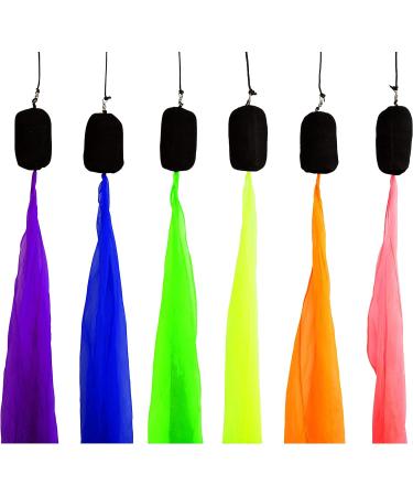 Diabolo UV Glow Poi - Green Angel Wings | Soft Spiral Poi for Beginners & Professionals | 60cm International Shipping - Buy Online on SooperMarket.com