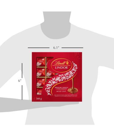 Lindt LINDOR Milk Chocolate Squares 144-Gram Gift Box Chocolate squares 144g - Buy Online on SooperMarket.com