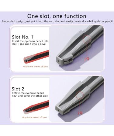 Eyebrow Pencil Sharpener - Eyebrow Cosmetic Pencil Sharpening Tool | Cosmetic Sharpener Portable Makeup Accessory for Women Girls - Buy Online on SooperMarket.com