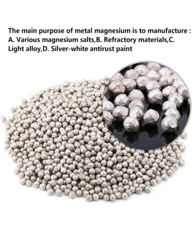 Hyuduo 500g 99.99% Pure Mg Metal Granules for Alloy Material Manufacture - Buy Online on SooperMarket.com