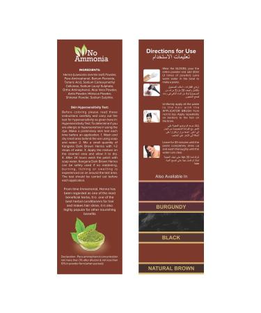 Kangana Dark Brown Henna Powder for 100% Grey Coverage - 6 Pouches (60g) - Hair Dye/Colour - Buy Online on SooperMarket.com