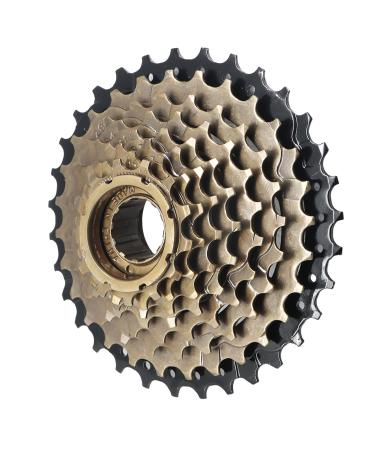 Hycline Bike Freewheel, 6/7/8/9 Speed 14-28T/14-34T/13-32T Bicycle Freewheel Threaded Type Freehub Cycling Replacement Part 8 Speed 13-32T Freewheel