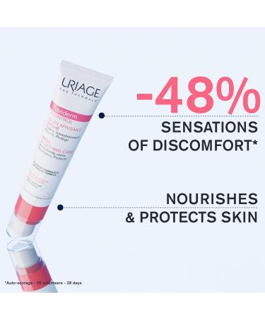 Uriage Tol derm Rich Face Soothing Cream for Intolerant Sensitive & Dry Skin 40ml - Soothes & Nourishes - Minimalist Formula for High-tolerance - No Preservatives & Fragrance Free - Buy Online on SooperMarket.com