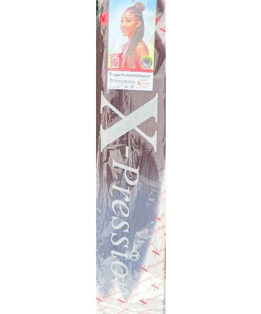 x-pression Colour T39/Horizon 4 PACK XPRESSION LAGOS BRAID Pre-Pulled Hair Extension 46'' Pack (2 IN A PACK) (Colour T2/Horizon) Limited availability Black and Horizon Black and Horizon 46 inch - Buy Online on SooperMarket.com