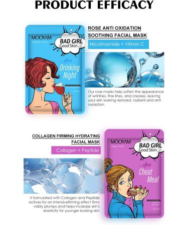 Sheet Mask Nourishing Moisturising Hyaluronic Acid Mask Skincare Korea Cosmetics Mask Ingredients For all skin types (Niacinamide) - Buy Online on SooperMarket.com