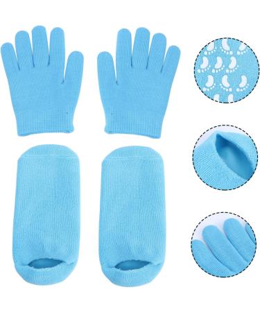 minkissy Gloves Spa Socks Gel Socks for Moisturizing Spa Gel Socks Moisture Socks Hand - Buy Online on SooperMarket.com