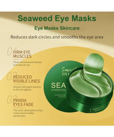 Under Eye Patches Seaweed Eye Masks for Puffy Eyes Dark Circles Under Eye Treatment Pads Improve Under Eye Bags Fine Lines and Wrinkles Eye Masks Skincare 30 Pairs Hydrating Under Eye Masks - Buy Online on SooperMarket.com