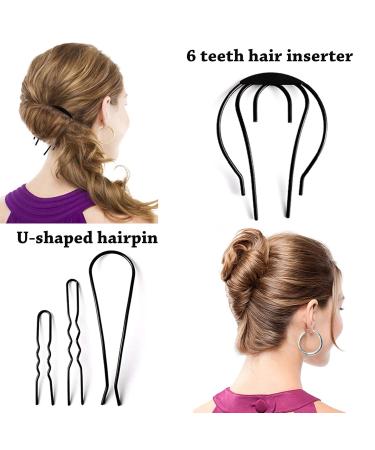 XCSJ 7 PCs Hair Split Cam Metal Combs - Bridal Hairdress Styling Tools & Fashion Accessories for Girls - Buy Online on SooperMarket.com