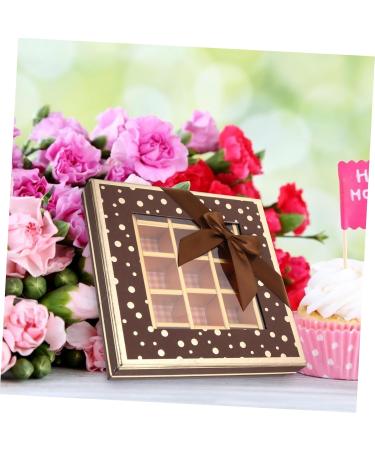 CORHAD Box Chocolate Box Candy Truffle Chocolate Chocolates Candy Chocolate Cardboard Black - Buy Online on SooperMarket.com