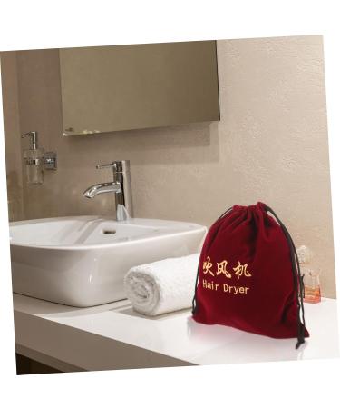 BELLIFFY 3 Pcs Hair Dryer Storage Bag Drawstring Bags Travel Blow Dryer Hair Tools Travel Bag Fabric - Buy Online on SooperMarket.com