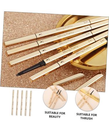 Mikinona 5pcs Double Ended Eyebrow Pencil Double- Head Eyebrow Pens Eyebrow Makeup Tools Eyebrow Ink Plastic - Buy Online on SooperMarket.com