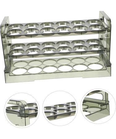 COOLHIYA Egg Cartons Egg Carton Eggs Fridge Door Egg Holder Egg Holder for Fridge Door Egg Stand Storage Box Side Door Green 31.00X17.50X10.50CM - Buy Online on SooperMarket.com