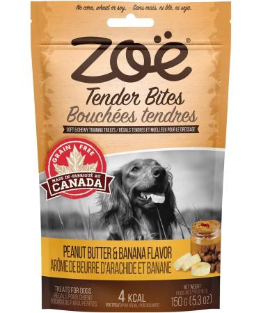Zoe Tender Bites Peanut Butter and Banana | Zoe Tender Chunks (Cheese and Bacon - Grilled Cheese & Bacon Cheese/Bacon) Peanut Butter & Banana Bites + Chunks 5.3-Ounce - Buy Online on SooperMarket.com