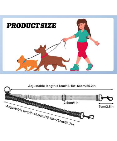 Double Dog Leashes - Reflective 360 Rotatable Adjustable for Training & Walking - International Shipping Available - Buy Online on SooperMarket.com