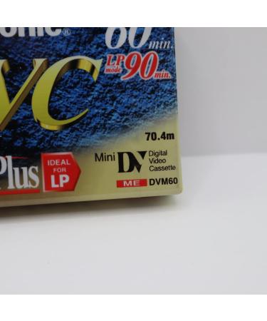 Panasonic AY-DVM60EJ3 MiniDV Tapes - 60 Minute (3 Pack) - Buy Online on SooperMarket.com