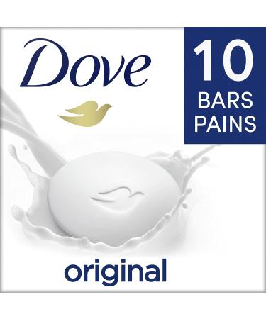 Dove Beauty Bar more moisturizing than bar soap Original for clean and soft skin 106 g 10 count 106 g (Pack of 10) Beauty Bar - Buy Online on SooperMarket.com