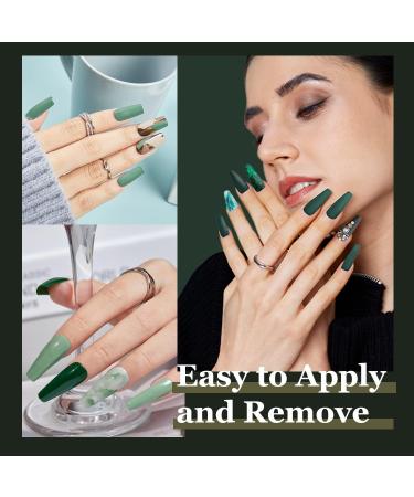 Modelones Blue Green Gel Nail Polish - 6 Colors Misty Gray Dark Green Glitter Gel Polish Kit Sage Green Baby Blue Nail Gel Polish Soak Off UV Gel Nail Lamp Gel Nail Kit DIY Home Nails Manicure Gifts - Buy Online on SooperMarket.com