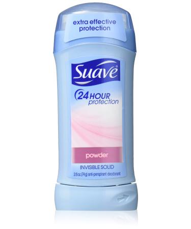 Suave 24 Hour Protection Anti-Perspirant Deodorant Invisible Solid Powder Twin Pack 5.20 oz (Pack of 2)