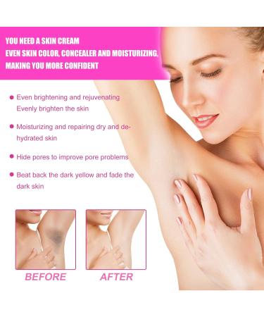 Skin Whitening Cream | Armpit & Underarm Lightening | Dark Spot Corrector for Body | 2oz Intimate Area Bleaching Solution - Buy Online on SooperMarket.com