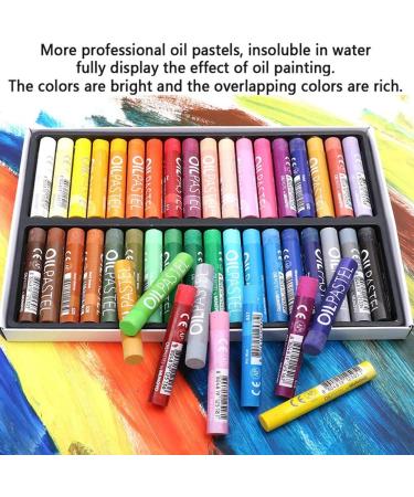 Professional Oil Pastel Set - 50 Vibrant Colors for Artists, Students & Beginners - Buy Online on SooperMarket.com