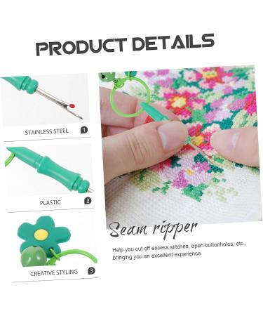 KALLORY 4pcs Seam Ripper Key Fob Keychain Sewing Stitch Thread Unpicker Clothing Remove The Stitches - Buy Online on SooperMarket.com