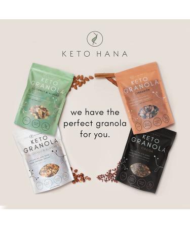 Keto Hana Keto Nut Granola (11oz) - Coconut & Almond | Plant Based, Low Carb, Low Calorie, High Protein (2g Net Carbs) - Buy Online on SooperMarket.com