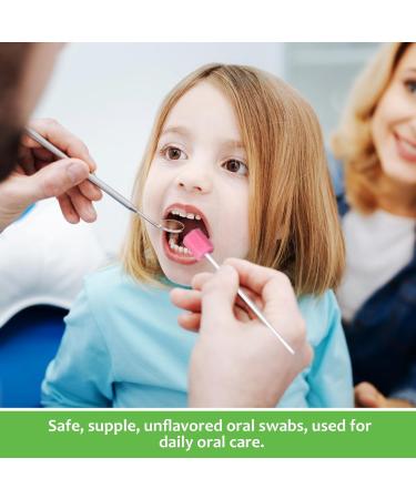 Oral Swabs Disposable Mouth Swabs Sponge 100Pcs Disposable Mouth Swabs Sponge Mouth Care Sponge Tooth Cleaning Sponge Mouth Swabs Sponge Sponge Swabs Mouth Cleaning Sponge Mouth Care Sponge Pink - Buy Online on SooperMarket.com