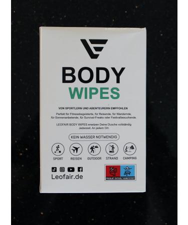10 Pack XXL Leofair Smart Body Wipes - Odorless Wet Wipes for Sports Travel & Outdoor Activities - Buy Online on SooperMarket.com