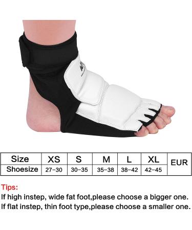 Taekwondo Foot Protector Gear  Ankle Brace Support Pad Feet Guard for MMA UFC Martial Arts Fight Training Sparring Kung Fu Kickboxing Tae Kwon Do Feet Protective TKD Foot Gear for Men Women Kids X-Large - Buy Online on SooperMarket.com