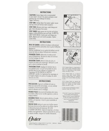Oster Gear Lube Premium Clipper Grease - 1.25 oz | International Shipping Available - Buy Online on SooperMarket.com