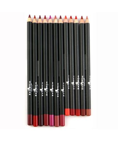 12pc Italia Deluxe Ultra Fine Lip Liner set of 12 color