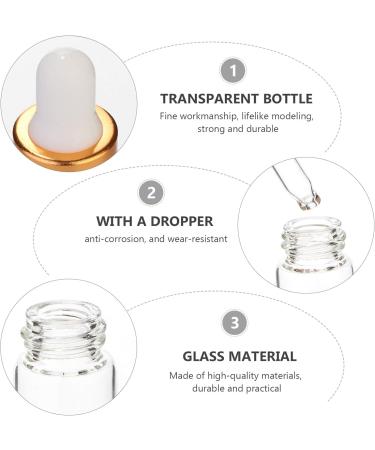 Beaupretty 100ml Glass Drip Bottle - Empty Eye Drop & Tincture Bottles Perfume & Travel Liquid Containers - Buy Online on SooperMarket.com