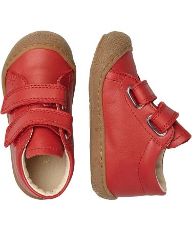 Naturino Cocoon VL Leather First Steps Shoes - 4 UK Child - Pomegranate - Buy Online on SooperMarket.com