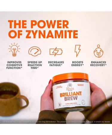 Genius Brilliant Brew: Nootropic Mushroom Coffee Alternative for Natural Energy - No Jitters, No Crash, Sugar-Free, Non-GMO - Buy Online on SooperMarket.com