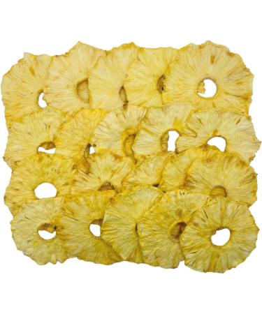 Dried Pineapple Rings - Premium Dehydrated Cocktail Garnishes - 15 Servings (60g Approx) - Buy Online on SooperMarket.com