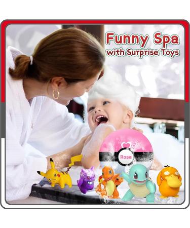 Supbec Organic Bath Bombs for Kids - 9 Pcs 2.9 OZ Gift Set with Surprise Inside, Rich in Essential Oils, Fizzy & Moisturizing, Ideal Easter Gift - Buy Online on SooperMarket.com