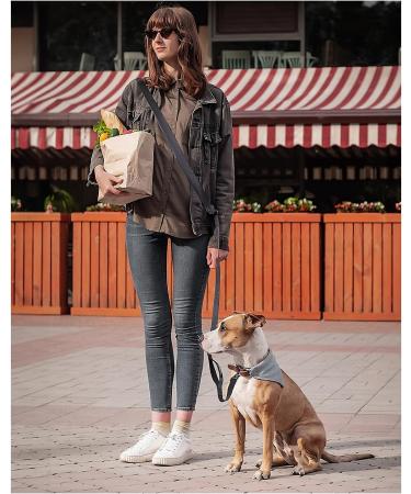 Heelay Hands Free Dog Leash - 8.2ft Multifunctional Crossbody Rope for Small, Medium & Large Dogs - Walking, Jogging, Running - Black - Buy Online on SooperMarket.com