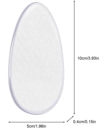 Glass Foot File Callus Remover Clear Glass Foot File Pedicure Helper - Pedicure Foot Buffer in Shower Foot Scrubber for Removes Dead Skin Egg - Buy Online on SooperMarket.com