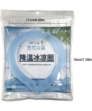 Cooling Device for Neck - Reusable Cooling Collar Wraps for Hot | Outdoor Essentials Wearable Cooling Wraps for Offices Concerts Home Gym Puchen Sea Salt Blue Below 18 Degrees - Buy Online on SooperMarket.com