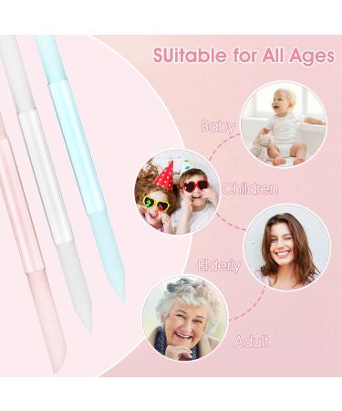 Shop WLLHYF 3-Piece Glass Cuticle Pusher Set - Dual-Ended Manicure Tools for Nail Care (Blue Pink Transparent) | International Shipping Available - Buy Online on SooperMarket.com