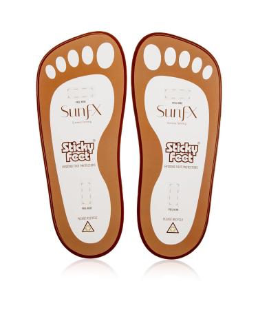 SunFX Disposable Sticky Feet Protectors - 100 Pairs | Spray Tan Feet Pads for Airbrush Tanning - Buy Online on SooperMarket.com
