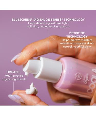 COOLA Organic Dew Good Illuminating Probiotic Serum SPF 30 1.15 Fl Oz - Buy Online on SooperMarket.com