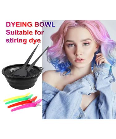 7-Piece Hair Color Dye Set - Salon Tool Combo with Bowls Brushes & Clips for DIY Hair Dyeing - Buy Online on SooperMarket.com